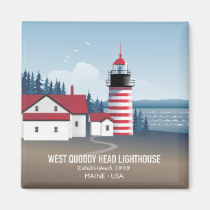 Aimant Phare de West Quoddy Head