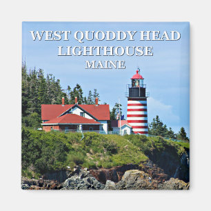 Aimant Phare de West Quoddy Head, Maine