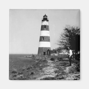 Aimant Phare d'île de Sapelo