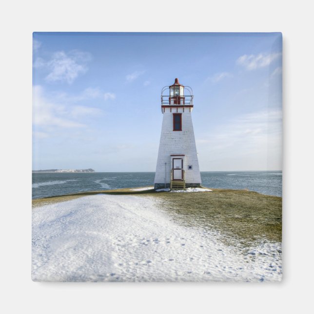 Aimant Phare d'Inch Arran | Nouveau-Brunswick (Devant)