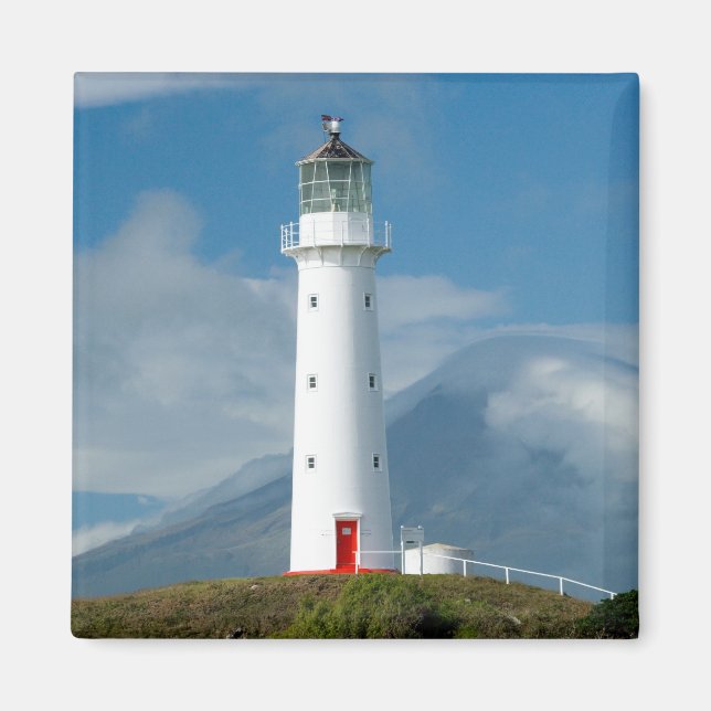 Aimant Phare du cap Egmont et mont Taranaki/Mont (Devant)