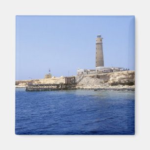 Aimant Phare sur les îles Brother, Mer Rouge, Egypte
