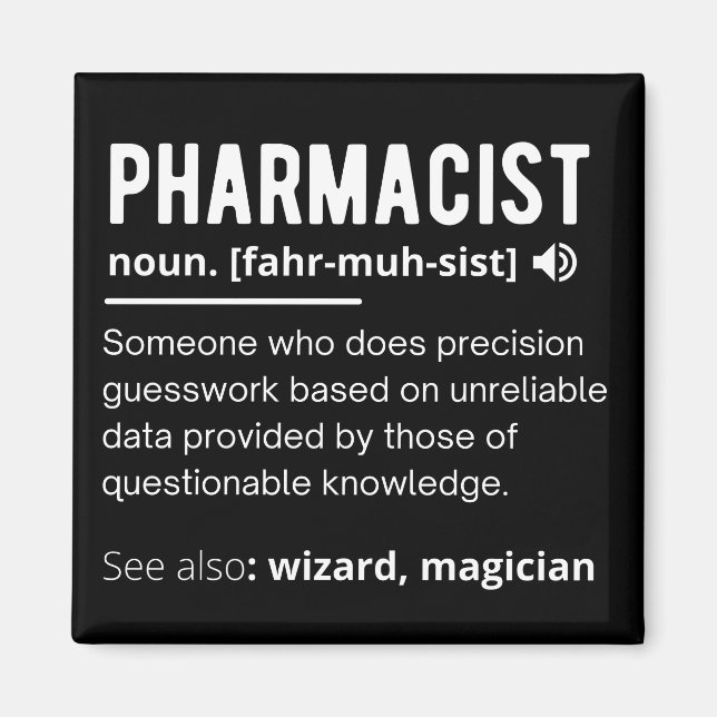 Aimant pharmacien (Devant)
