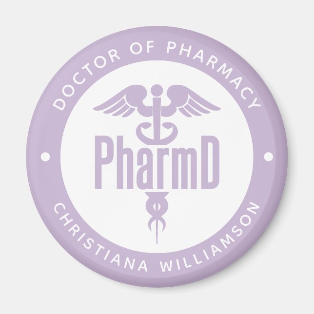 Aimant PharmD Docteur en pharmacie Pharmacy Graduation Ph (Devant)