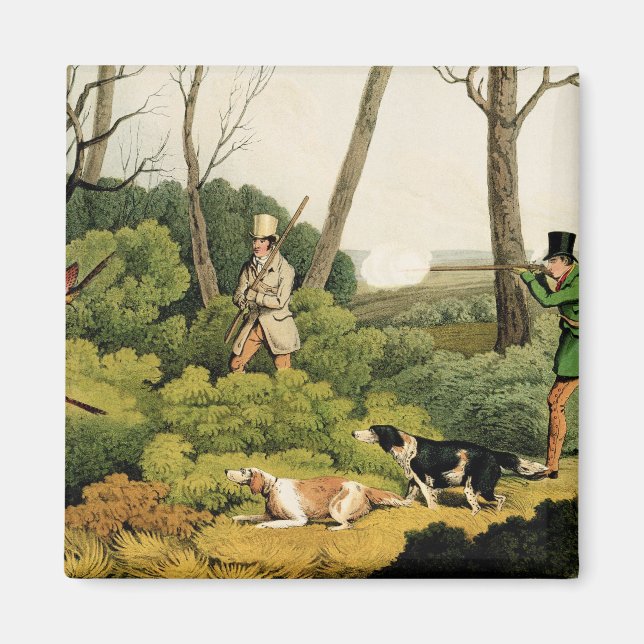 Aimant 'Pheasant Shooting', pub. par Thomas McLean, 1820  (Devant)