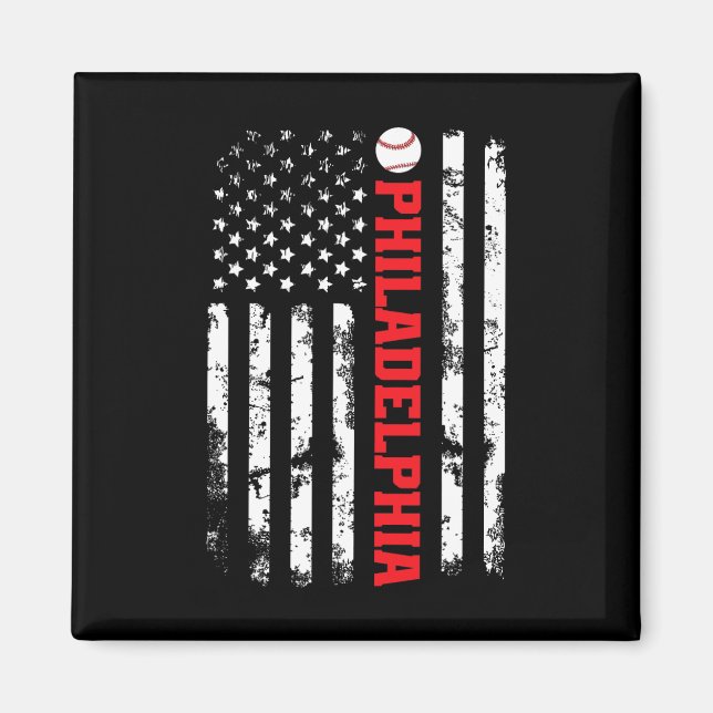 Aimant Philadelphie Baseball Usa  (Devant)
