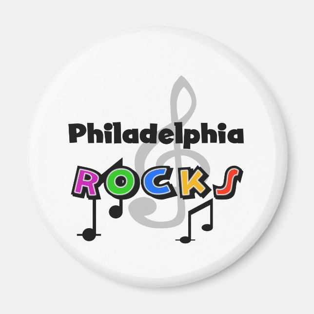 Aimant Philadelphie Rocks (Devant)