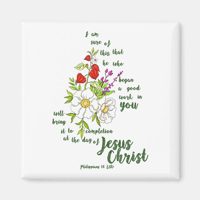 Aimant Philippiens 1:6 (Devant)