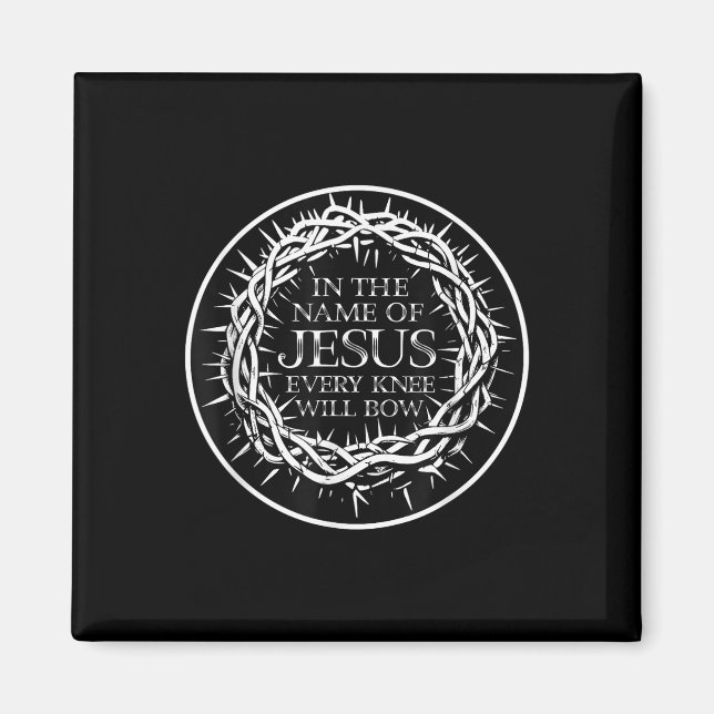 Aimant Philippiens 2 10 Au Nom De Jésus Chaque Genou S (Devant)