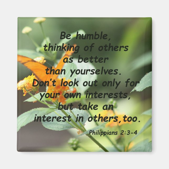 Aimant Philippiens 2:3-4 (Devant)