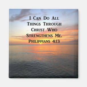 AIMANT PHILIPPIENS DU LEVER SERENE 4:13 SCRIPTURE PHOTO