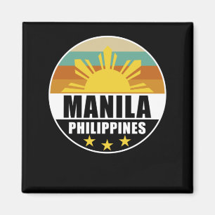 Aimant Philippines Manille Fière de l'amour philippin Pi