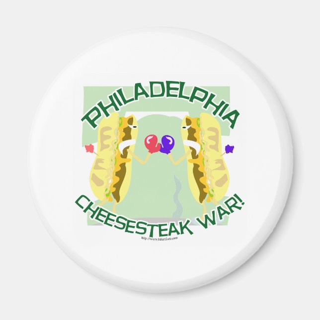 Aimant Philly Cheesteak War (Devant)