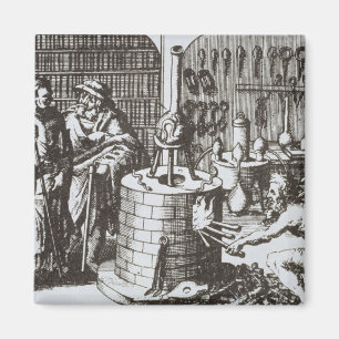 Aimant Philosophes hermétiques et un alchimiste, de 'Mus