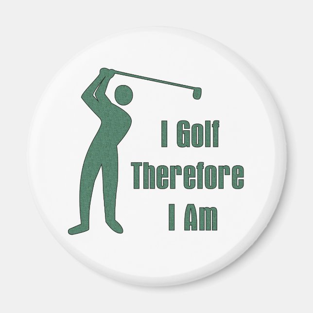 Aimant Philosophie du golf (Devant)