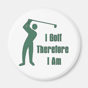 Aimant Philosophie jouante au golf
