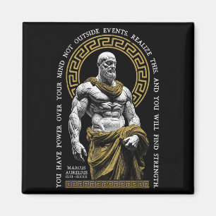 Aimant Philosophie stoïque Trouver Force Marcus Aurelius