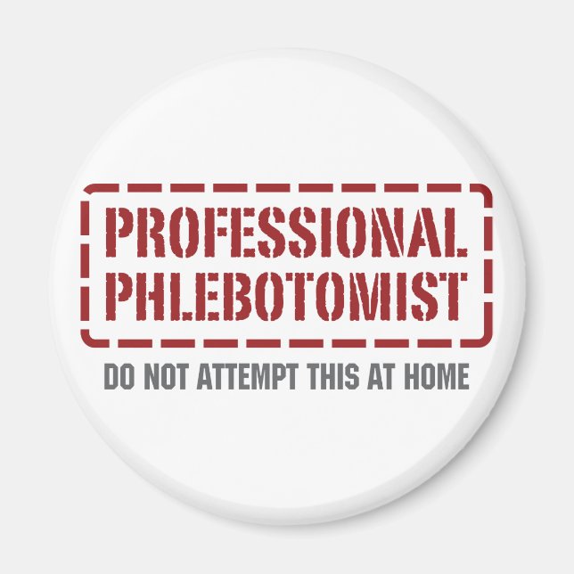 Aimant Phlebotomiste professionnel (Devant)