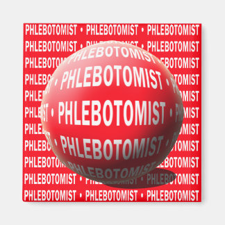 AIMANT PHLÉBOTOMISTE SPHÈRE GOUTTE SANGUINE