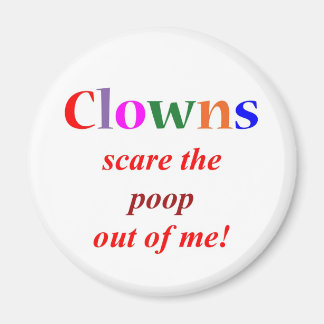 Aimant Phobie clown