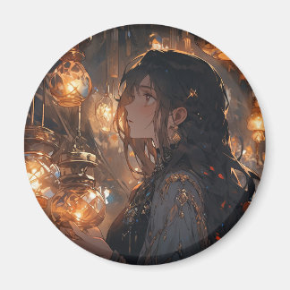 Aimant Phoebe dans la salle des lanternes