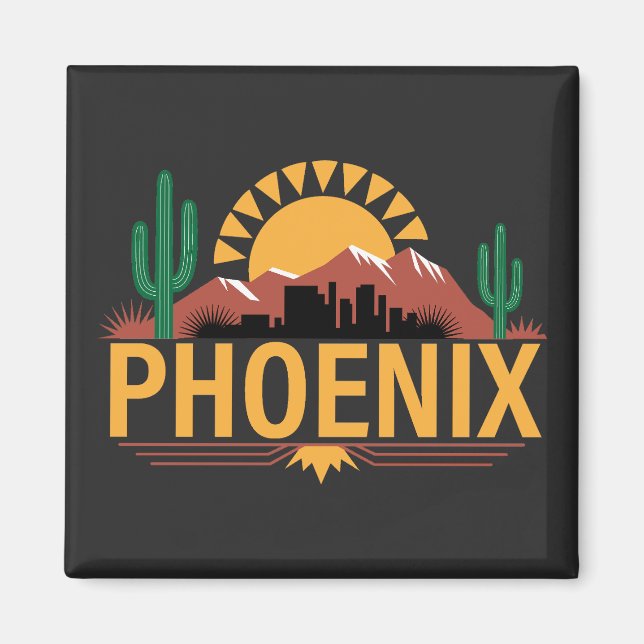 Aimant Phoenix Arizona (Devant)