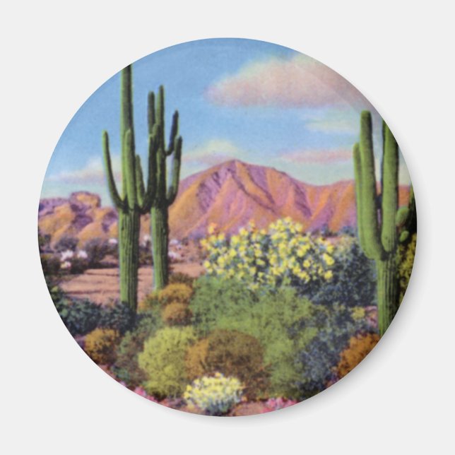 Aimant Phoenix Arizona Camelback Mountain (Devant)