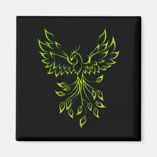 Aimant Phoenix se lève sur le noir