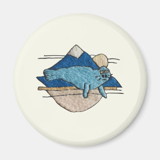 Aimant Phoque en broderie