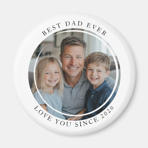 Aimant photo Best papa Ever