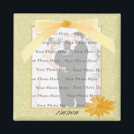 Aimant photo Carré à fleurs jaunes<br><div class="desc">Votre événement aura la finition photo parfaite lorsque vos invités ramèneront ces magnets de photos comme leurs faveurs. Ces magnets de photo branchés offrent un moyen unique et fonctionnel d'afficher des photos. Idéal pour des photos de votre événement à donner à chacun de vos invités en souvenir de votre journée...</div>