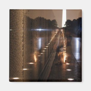 Aimant Photo commémorative de mur de vétérans du Vietn