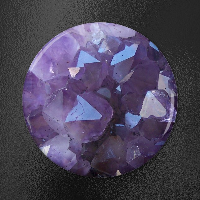 Aimant Photo d'Améthyste Quartz Brésilien Violet (Créateur téléchargé)