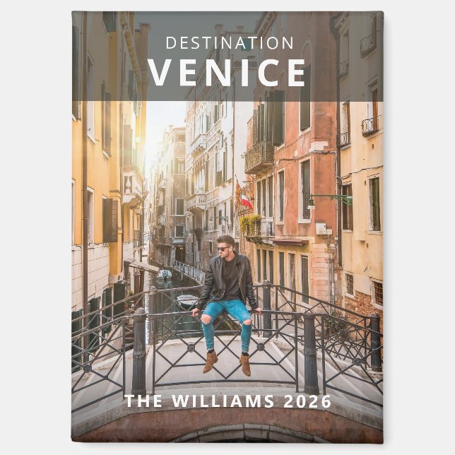 Aimant Photo de destination (Recto)