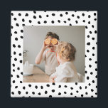 Aimant Photo de famille moderne et points noirs Beauté Ca<br><div class="desc">Photo de famille moderne et points noirs Beauté Cadeau</div>