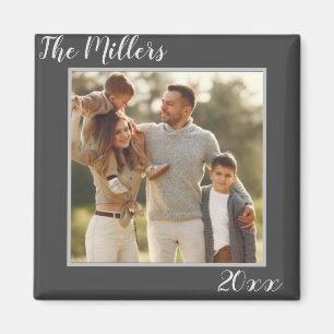 Aimant Photo de famille personnalisée
