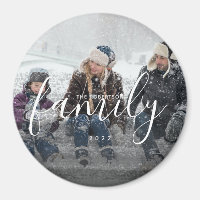 Photo de famille personnalisée Superposition Abstr