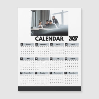    Aimant photo de la société de calendrier modern
