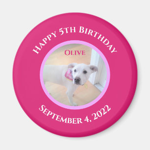 Aimant Photo de l'adorable Chien de Chien de Chien Portan