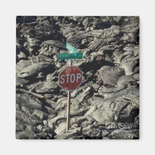 Aimant Photo de l'arrêt de la lava