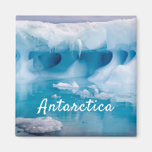 Photo de l'iceberg Antarctique avec texte
