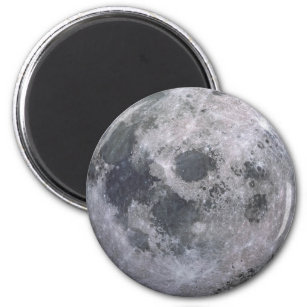 Aimant Photo de lune grise