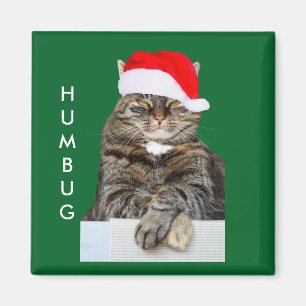 Aimant Photo de Noël de Humbug avec le Père Noël