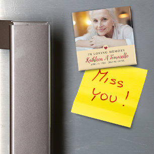 Aimant Photo de sympathie en souvenir affectueux