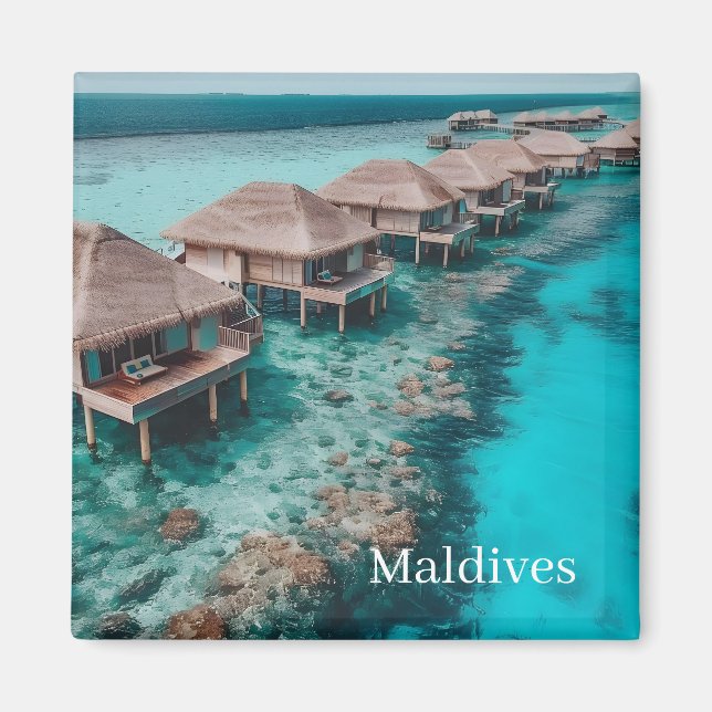 Aimant Photo des Maldives  (Devant)