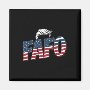 Aimant Photo drôle de Fafo Trump