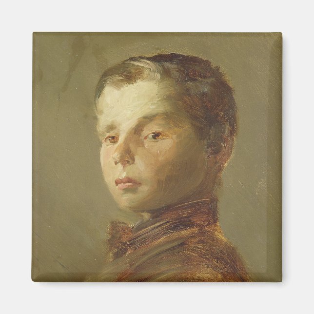 Aimant Photo d'un garçon, 1875 (Devant)