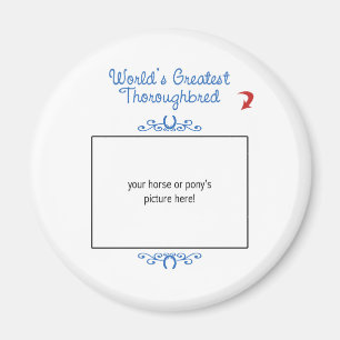 Aimant Photo faite sur commande ! Le plus grand pur sang
