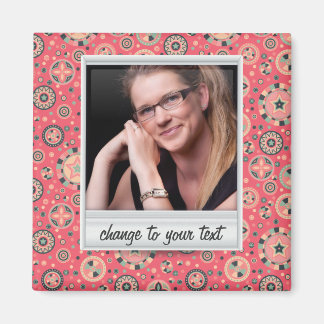Aimant Photo instantanée - photoframe avec motif