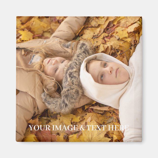 Aimant photo personnalisé (Devant)